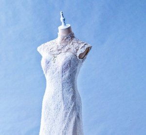 305W004 Oriental A Busts Top Malaysia Wedding Dress Designer Rental