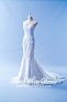 401W002 Trumpet Lace Heart shape Tube Single Tier Wedding Dress Designer Malaysia