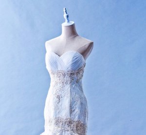 212W03 Princess Mermaid Top Malaysia Wedding Dress Designer Rental