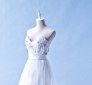 212W08 Princess Mermaid Lace Top Malaysia Wedding Dress Designer Rental