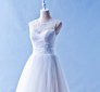 408W02 LL illusioned neckline Princess  Top Malaysia Wedding Dress Designer Rental