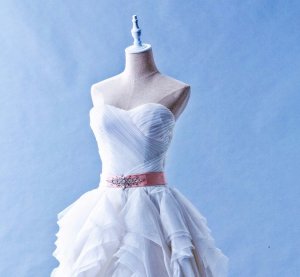 502W06 XJ Vera Princess Ruffle Top Malaysia Wedding Dress Designer Rental