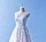 502W12 XJ High Waist Princess Guipure Lace Top Malaysia Wedding Dress Designer Rental