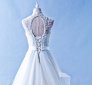 502W23 XJ High Neck Princess Ruffle back Top Malaysia Wedding Dress Designer Rental