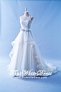 502W23 XJ High Neck Princess Ruffle Wedding Dress Designer Malaysia