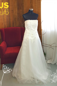 401WL002 UK14 Plus Size MM A Line Lace Floor Length Wedding Gown Rental Malaysia Kuala Lumpur Petaling Jaya Custom Make a