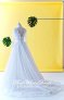 610LLW03 LL Long Sleeves V neck low back Cassandra back Wedding Dresss Malaysia Baju Pengantin KL