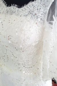 28 Long sleeves illusion neck Berta Bride French Alencon Lace Garden Church Trumpet Wedding Dress Rental Gaun Baju Pengantin Muslimah Kahwin Nikah Sanding Malaysia Kuala Lumpur Petaling Jaya