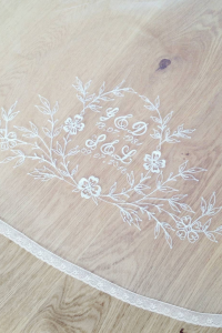 2 Personalized wedding veil embroidery name wedding date special love message/ Sulaman di Tudung Veil Pengantin Nikah Sanding Malaysia Kahwin