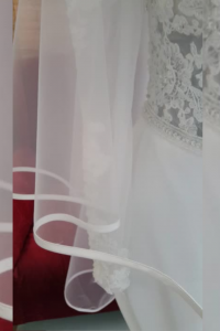 31 Premium Bride Wedding Veil Plain Soft Tulle Veil Long FingerTip Satin Lining /Veil Tudung Pengantin Nikah Sanding High Quality