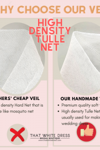 7 TWD Premium Bride Wedding Veil Plain Soft Tulle Veil Short Finger Tip/Veil Tudung Pengantin Nikah Sanding Satin Dress