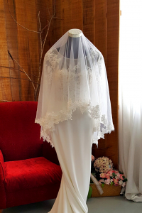 55 Premium Bride Wedding Veil Plain Soft Tulle Veil Long Short FingerTip Full French Lace /Veil Tudung Pengantin Nikah Sanding Kahwin Malaysia