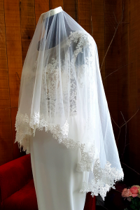 58 Premium Bride Wedding Veil Plain Soft Tulle Veil Long Short FingerTip Full French Lace /Veil Tudung Pengantin Nikah Sanding Kahwin Malaysia