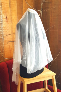 20 Premium Bride Wedding Veil Plain Soft Tulle Veil Short Finger Tip/Veil Tudung Pengantin Nikah Sanding Hair Accessories Pearl Kuala Lumpur