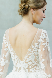 608LL08 LL Sundus Rose Long Sleeves Princess  2 Long Sleeves Wedding Dress Rental Kuala Lumpur, Beach Wedding Malaysia, 