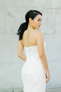 610LLW01 LL Charis Sweet Heart Trumpet 2 piece 3 Simple wedding dress malaysia, ROM wedding gown Kuala Lumpur, 