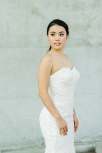 610LLW01 LL Charis Sweet Heart Trumpet 2 piece 1 ROM wedding dress rental Malaysia, Satin Wedding Dress Rental Kuala Lumpur, 