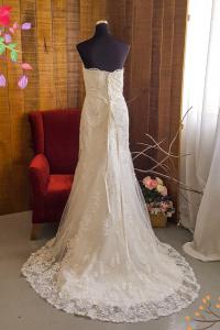 405WL07 Plus Straight Tube Trumpet Lace Highwaist d Plus Size Bridal Gown Custom Make Malaysia