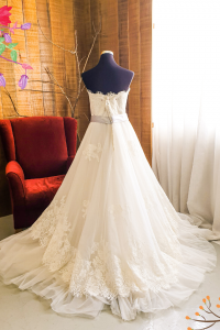 605XJWL01 XJ Plus Sweet Heart A Line Lavender Belt f Plus Size Bride Malaysia Dress Rental