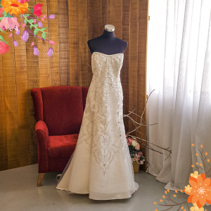 610CCW07 Plus Full beaded Grand a Plus size Bride Event Reception Dinner Dress rental Malaysia