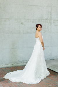 610LLW02 LL Madeline Sweet Heart A line 1 Crepe Wedding Dress Rental Kuala Lumpur, ROM wedding gown Kuala Lumpur, 