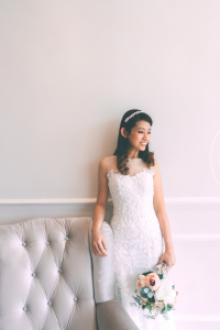 77LLW01 LL Amber Illusion Boat Neckline Trumpet cut 2