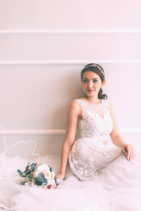 77LLW02 LL Janice 2 Romantic wedding dress Malaysia, Church Wedding Malaysia, Long Sleeves Bridal Dress Malaysia Rental, 