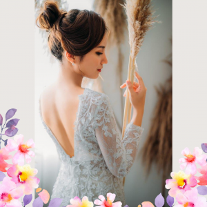 710LLW03 LL Melyssa illusion long sleeves boat neck wedding dress Alencon lace A line 5 Petite Bride Malaysia, Wedding Ballgown rental Malaysia, Bridal Dress Rental Malay Kuala Lumpur Rental, 