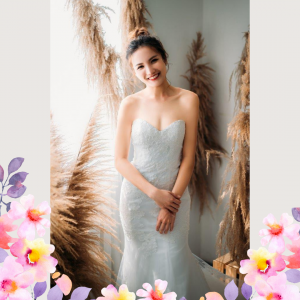 88MMW01 Alexa Sweet Heart trumpet French Alencon Lace 2 Mermaid wedding dress,Sexy Wedding Gown Malaysia, Romantic wedding dress Malaysia, Garden wedding reception Malaysia, ROM wedding gown Kuala Lumpur, 