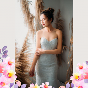 88MMW01 Alexa Sweet Heart trumpet French Alencon Lace 1 Mermaid wedding dress,Long Sleeves Bridal Dress Malaysia Rental, Gaun Kahwin Malaysia sewa, Wedding Gown Designer Malaysia, 