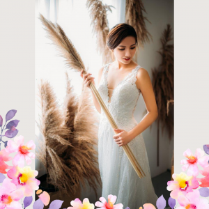 906BY04W01 Carina Deep V illusion back A line stripes 1 Mermaid wedding dress,Sexy Wedding Gown Malaysia, Romantic wedding dress Malaysia, Garden wedding reception Malaysia, ROM wedding gown Kuala Lumpur, 