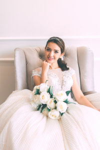 Evening Dress 711XNE06 Champagne stripe sequin Princess 3 Sexy Wedding Gown Malaysia, Romantic wedding dress Malaysia, Garden wedding reception Malaysia, 