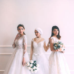 Group 3 Malay Wedding Dress Design Kuala Lumpur, Wedding Ballgown rental Malaysia, 