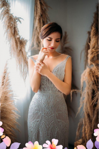 906BY04W02 Darina Deep V trumpet Baroque 1 Mermaid wedding dress,Baju Pengantin Designer Malaysia, Pengantin Muslimah Malaysia, Wedding Dress rental Kuala Lumpur, 