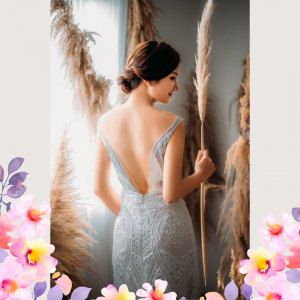 906BY04W02 Darina Deep V trumpet Baroque 2 Full lace wedding dress malaysia, Petite Bridal Wedding Dress rental Kuala Lumpur, Sexy Wedding Gown Malaysia, 