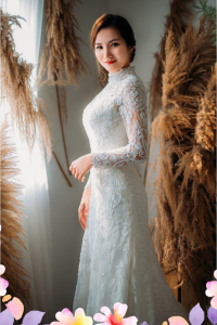 906LLW03 Fhrisha Long Sleeves Baroque A line 5 Mermaid wedding dress,French Lace wedding Dress rental Malaysia, Long Sleeves Wedding Dress Rental Malaysia, Wedding Gown Designer Malaysia, Malay Wedding Dress Malaysia, 