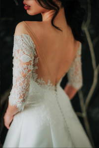 909BY05W04 Lara LS Duchess Satin A line 3