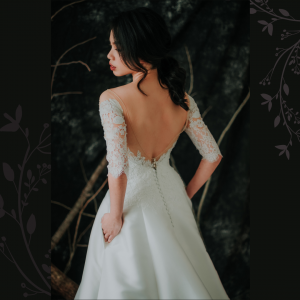 909BY05W04 Lara LS Duchess Satin A line 6