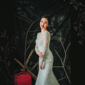 910LLW06 Carla LS boat neck trumpet Alencon 4 Mermaid wedding dress,Baju Pengantin Designer Malaysia, Pengantin Muslimah Malaysia, Wedding Dress rental Kuala Lumpur, 