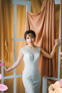 211BY10W02 Annabelle Long Sleeves Trumpet Floral lace f Mermaid wedding dress,Sexy Wedding Gown Malaysia, Romantic wedding dress Malaysia, Garden wedding reception Malaysia, ROM wedding gown Kuala Lumpur, 