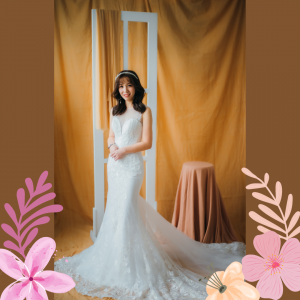 211BY10W04 Arabelle LS Trumpet Floral Guipure c Wedding Dress Rental Minimalist Malaysia, Crepe Wedding Dress Rental Kuala Lumpur, Satin Wedding Dress Rental Kuala Lumpur, ROM wedding gown Kuala Lumpur, Simple wedding dress malaysia, 